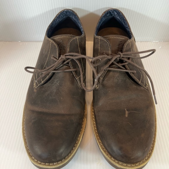 Original‎ penguin by Munsingwear Waylon Brown Leather Oxford Men’s size 11 - Picture 1 of 13